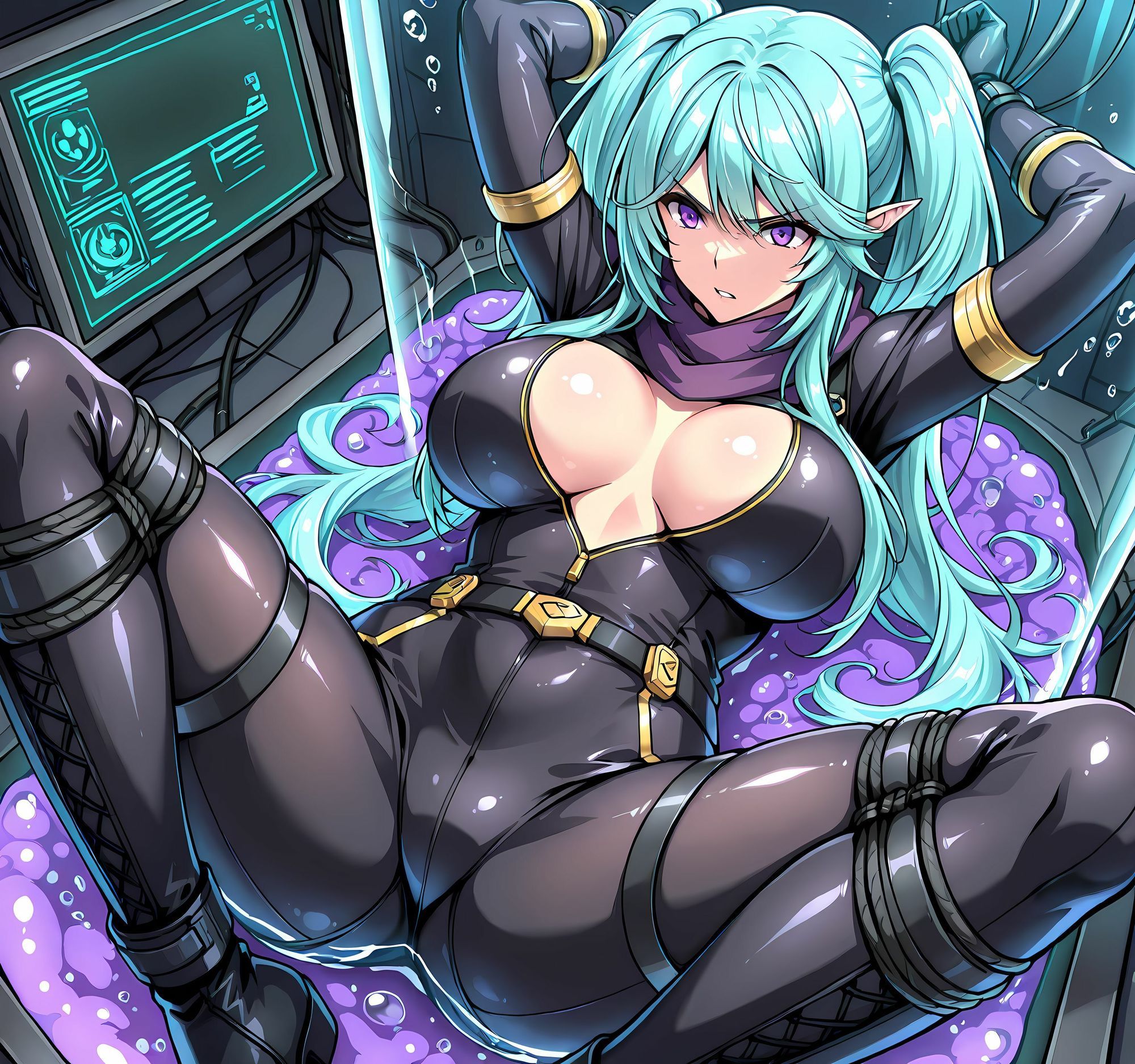 サンプル画像4:イプシロン拘束洗脳悪堕ち〜淫乱化搾精〜(ochiruevil) [d_670864]