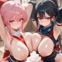 巨乳くノ一とハーレムエッチ