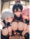 巨乳くノ一とハーレムエッチ2
