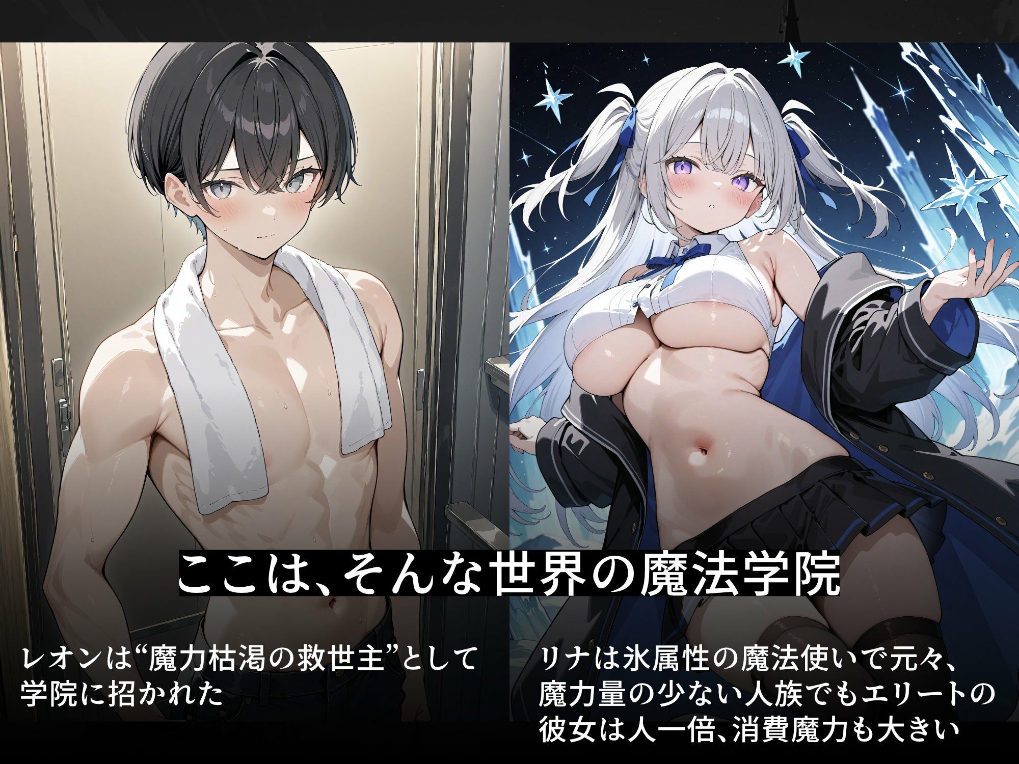 サンプル画像2:魔力枯渇の救世主  リナ編(はつゆき) [d_670946]