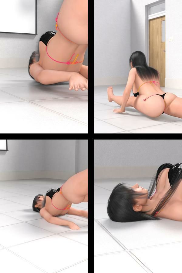 サンプル画像2:才色兼備の万能女性格闘家 霧島 愛唯の水着モデル風写真集JDModel_03(Ozone_Layer) [d_670981]