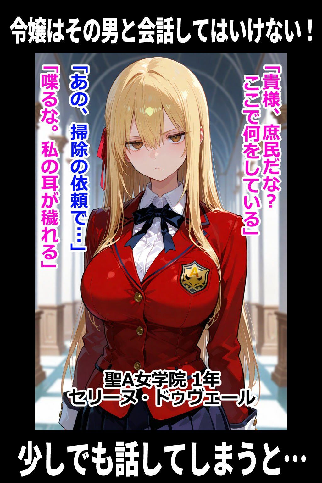 令嬢はその男と会話してはいけない 即堕ち2コマ 画像1