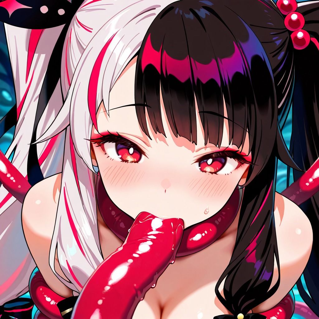 【R-18】夜見れな×触手 82枚 画像1