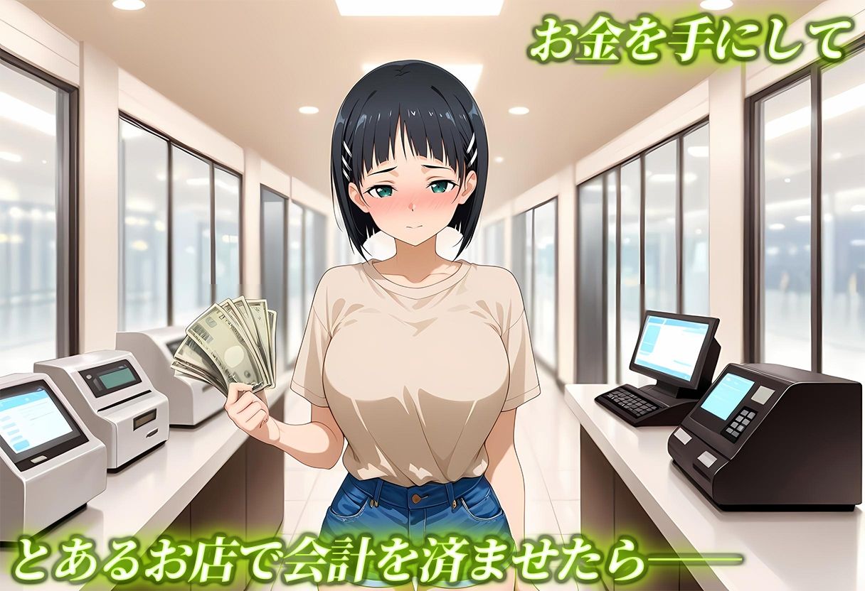 サンプル画像2:Uberちんぽ〜オチンポだってサブスクの時代！  直葉編(オイルまみれのおっぱい) [d_671158]