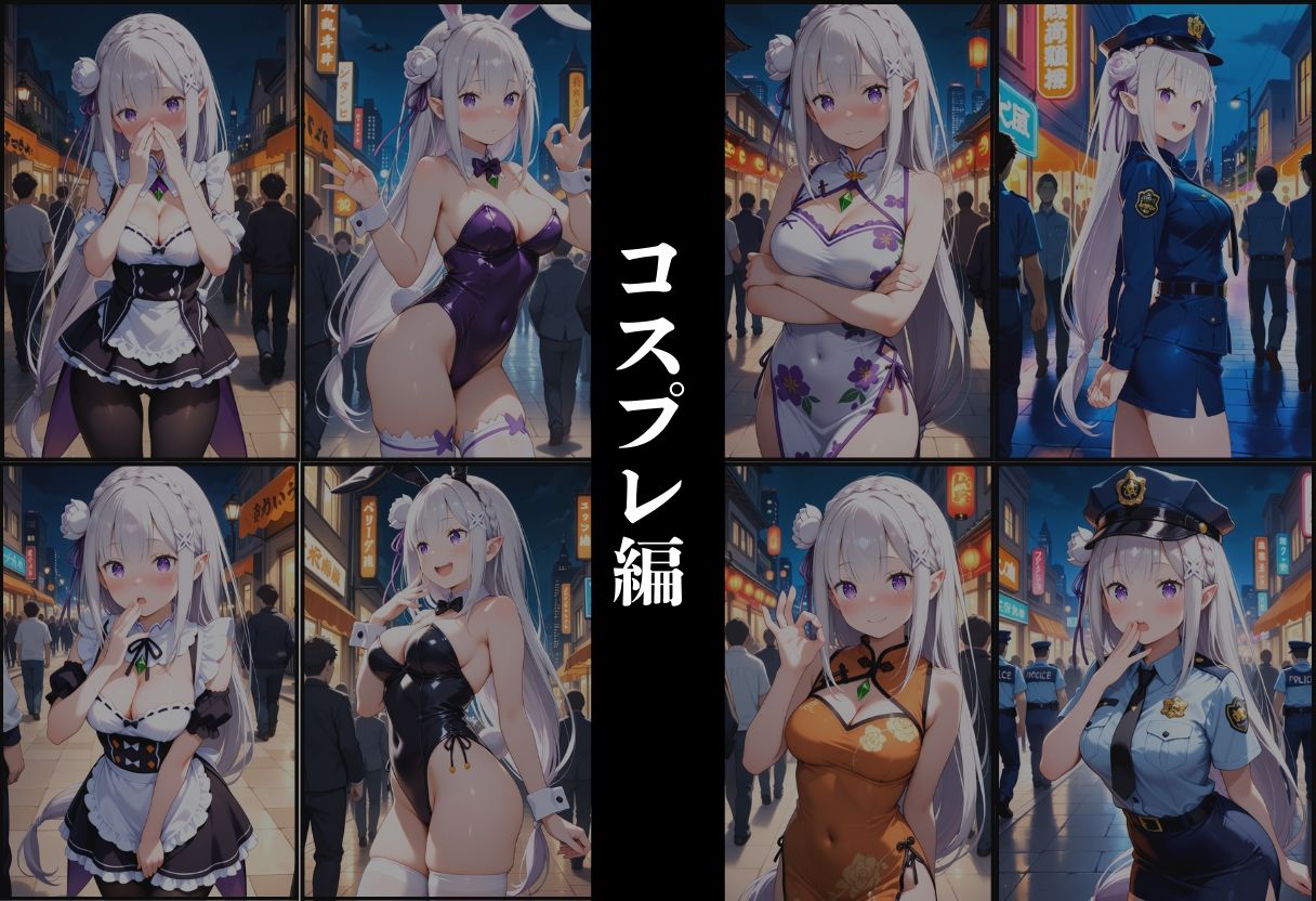 サンプル画像2:『エミリア 精霊姫の快楽堕ちコスプレ』(濡夢幻想) [d_671184]