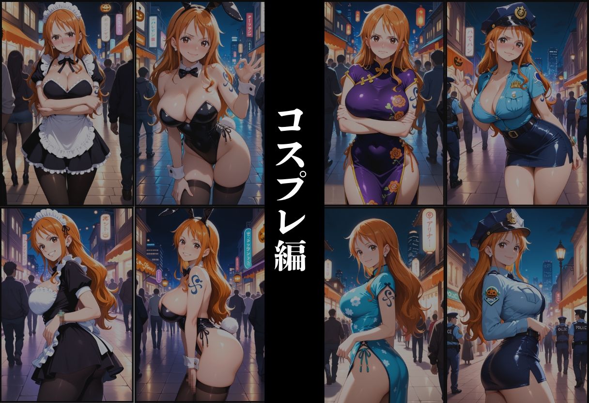 サンプル画像2:「航海士ナミ 〜地図より体を広げて〜」(濡夢幻想) [d_671199]