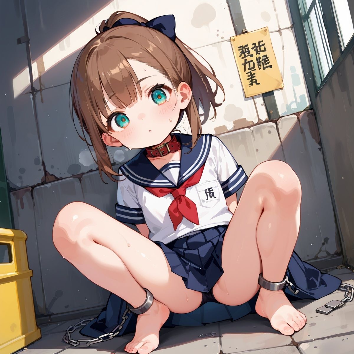 【さとうしらこ】同人CG・AI『●リ●K拘束中出し！Vol.4』3