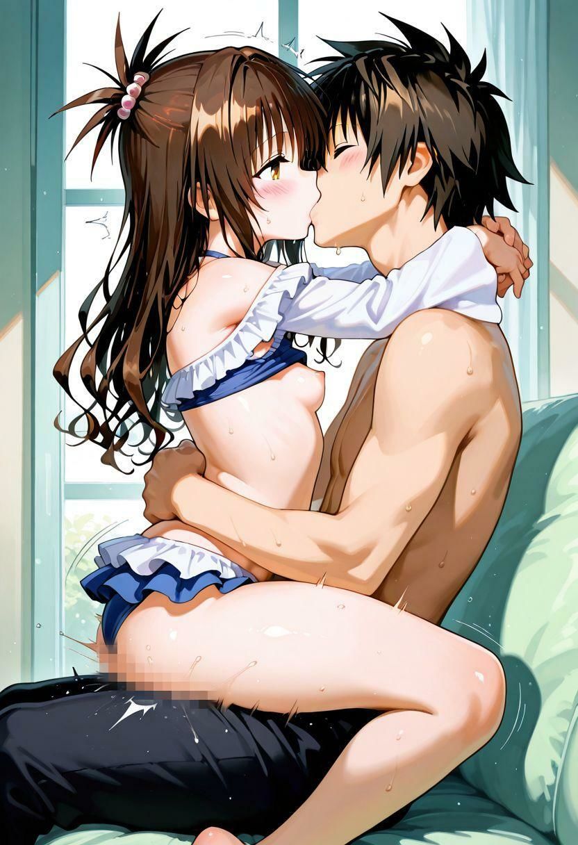 サンプル画像1:アニメヒロインのえっちなCG集ー結〇美柑（水着）編ー(AI-666-) [d_671353]