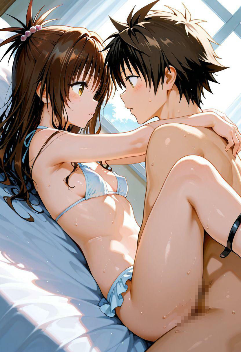 サンプル画像2:アニメヒロインのえっちなCG集ー結〇美柑（水着）編ー(AI-666-) [d_671353]