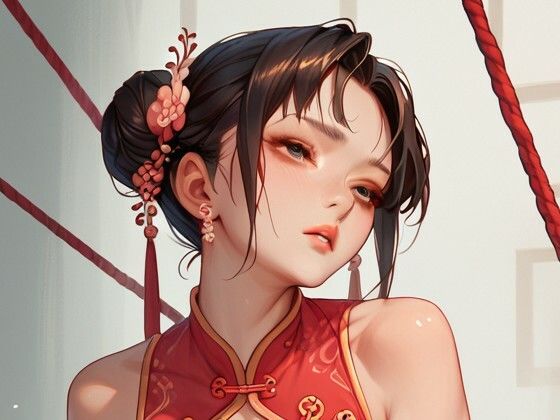 緊縛イラスト集1（チャイナ服編）