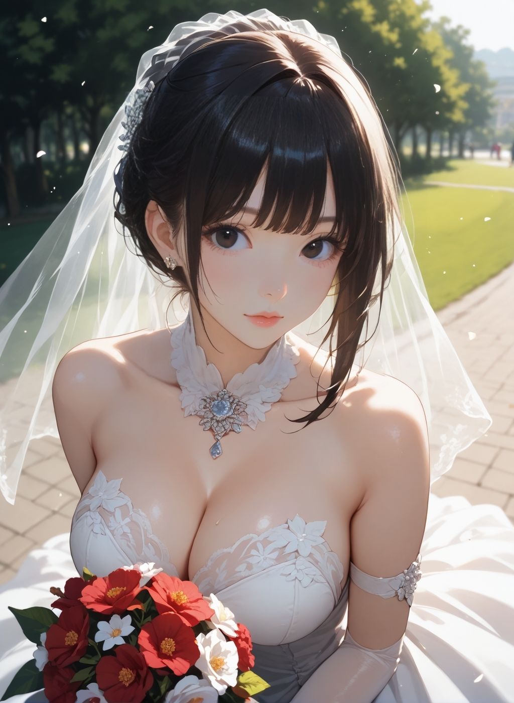 サンプル画像1:新婦蹂躙  新婚妻の悲劇(江愛  真紀) [d_671388]