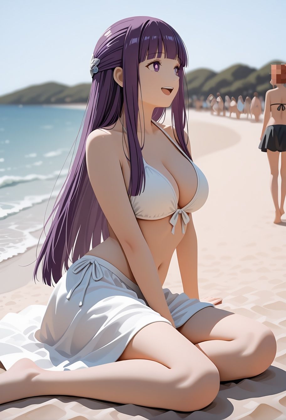 【ビキニ美少女】青い空で催◯生ハメした話 葬◯のフリーレン フェ◯ン 画像1