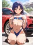 【アイ〇ス】レースクイーン衣装でエッチなグラビア撮影（495枚）【増量版】