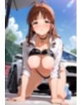 【アイ〇ス】レースクイーン衣装でエッチなグラビア撮影（495枚）【増量版】