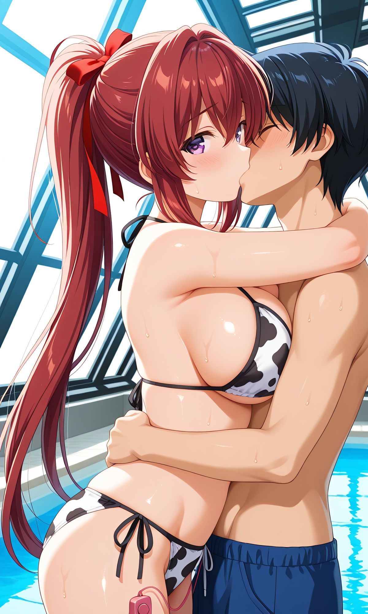 サンプル画像1:牛柄ビキニの浅◯景(ふるやのCG) [d_671640]