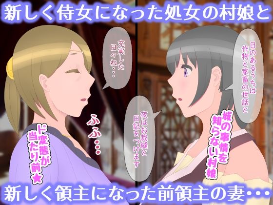 サンプル画像2:侍女がノゾキ見してるのに下賤な男に堕ちる女領主(たゆ〜ん) [d_671718]