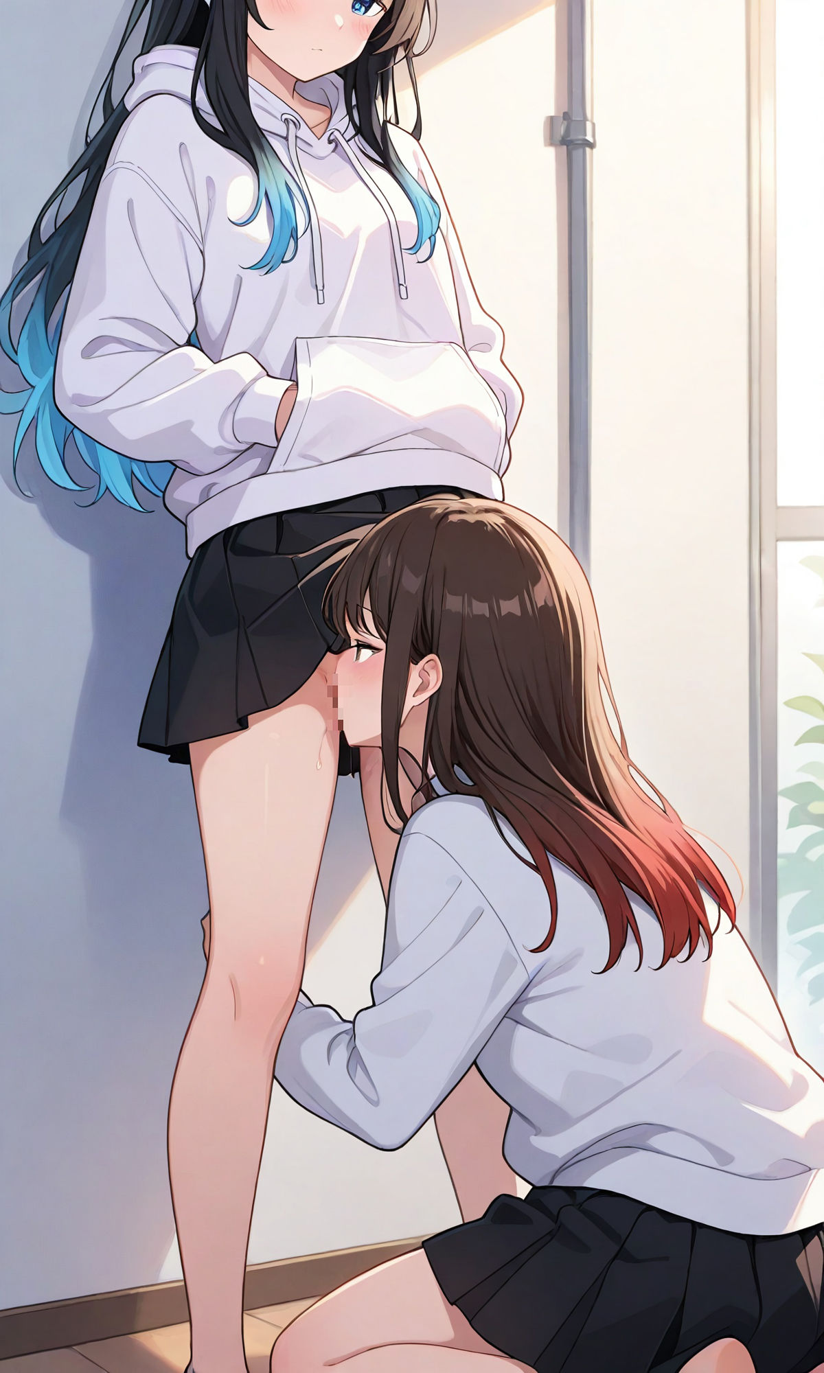 【百合】【クンニ】私服少女たちの秘めゴト サンプル画像 5