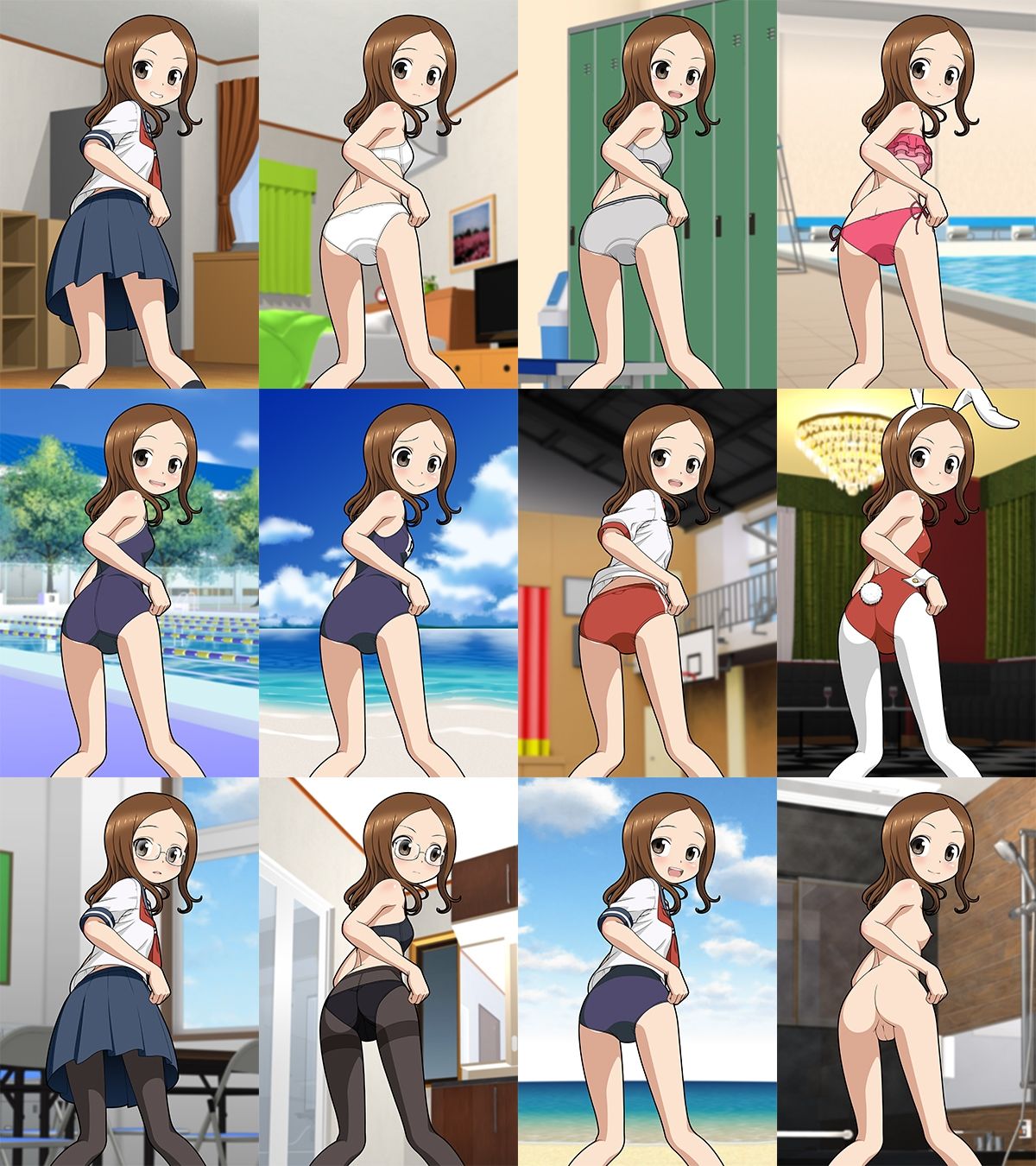 牡丹桜 画像の元 -調戯上手隣席女子校生編-_1