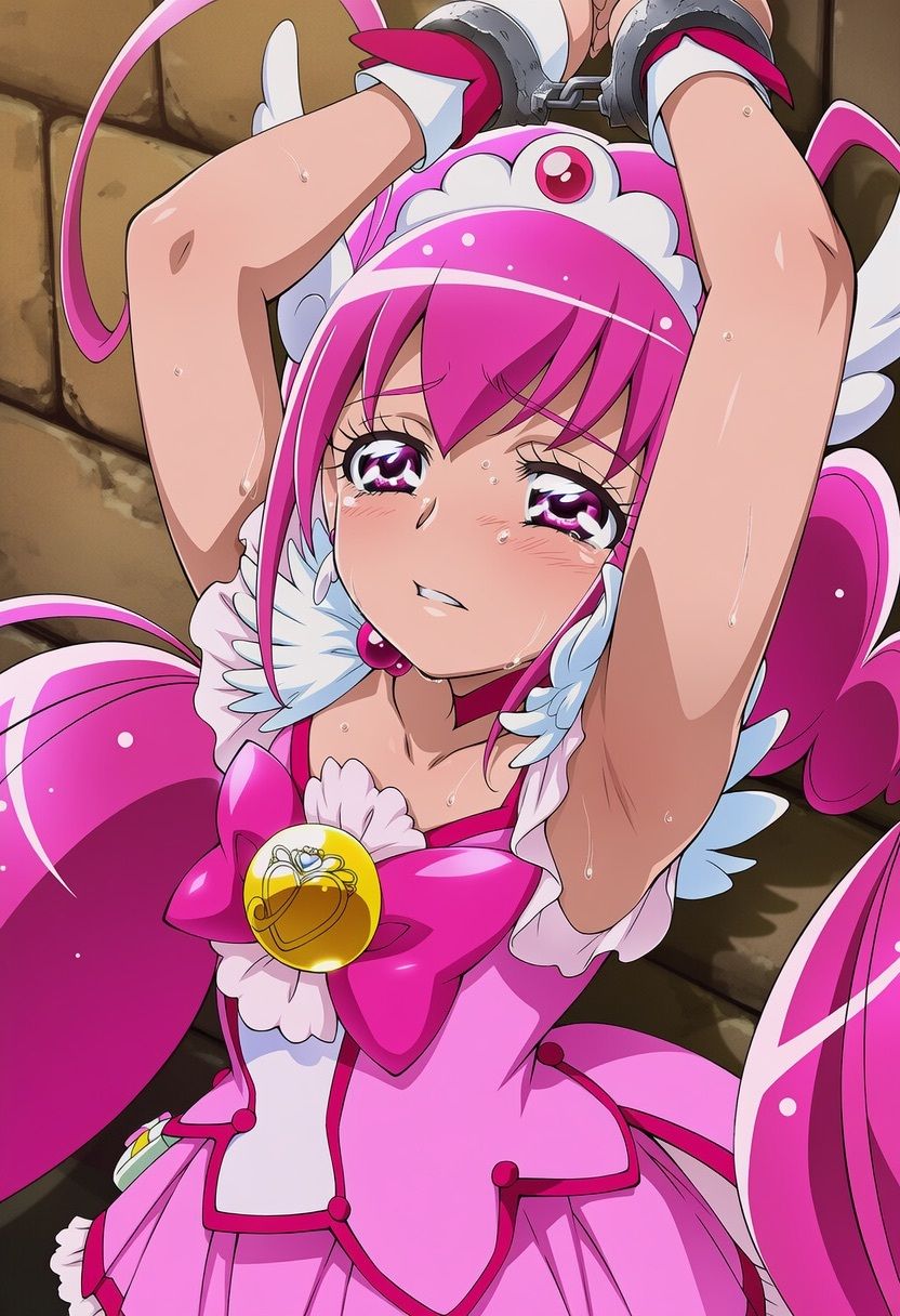 サンプル画像2:囚われのキュ〇ハッ〇ー(おっぱいマン) [d_671785]