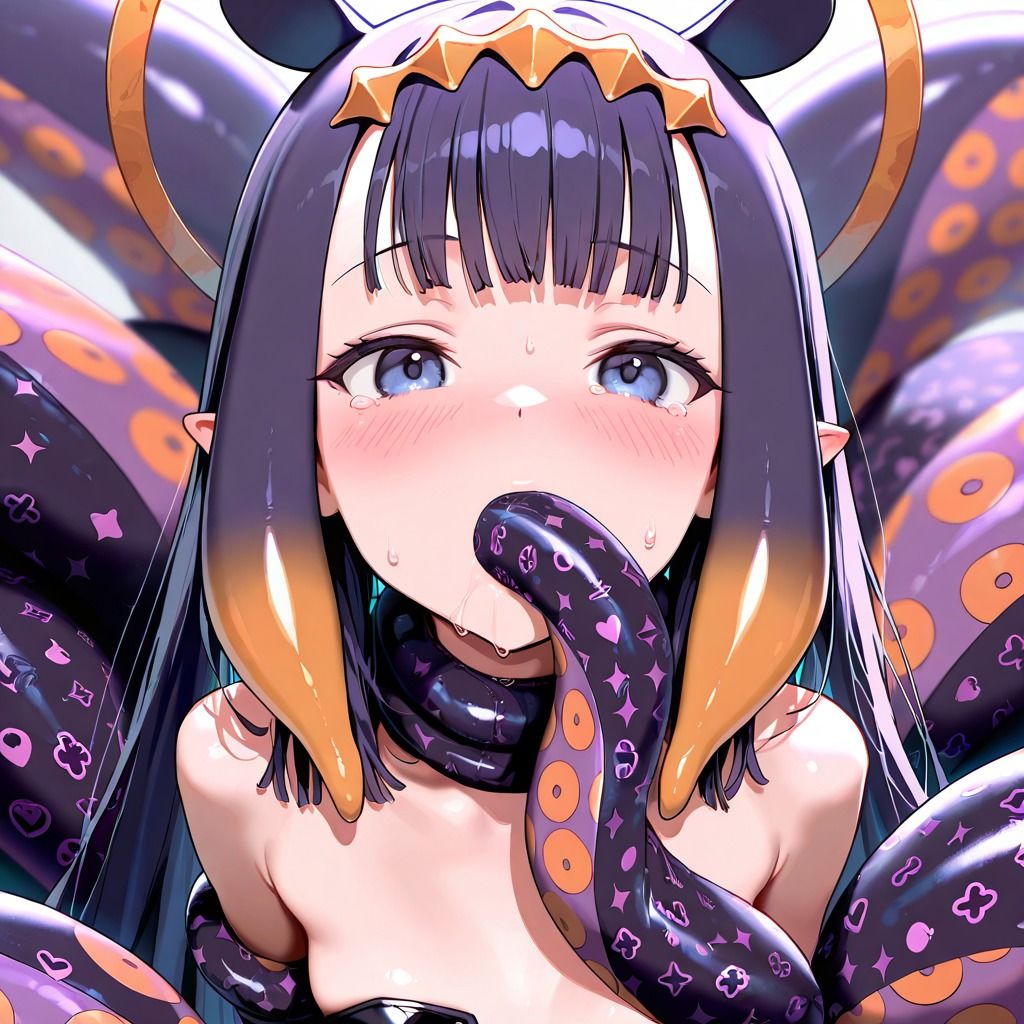 【R-18】一伊那尓栖×触手 63枚 画像1