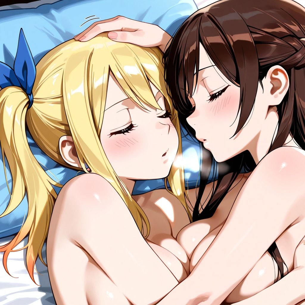 サンプル画像6:【R-18】水原千鶴×ルーシィ・ハートフィリア 93枚(ErosLily) [d_671901]