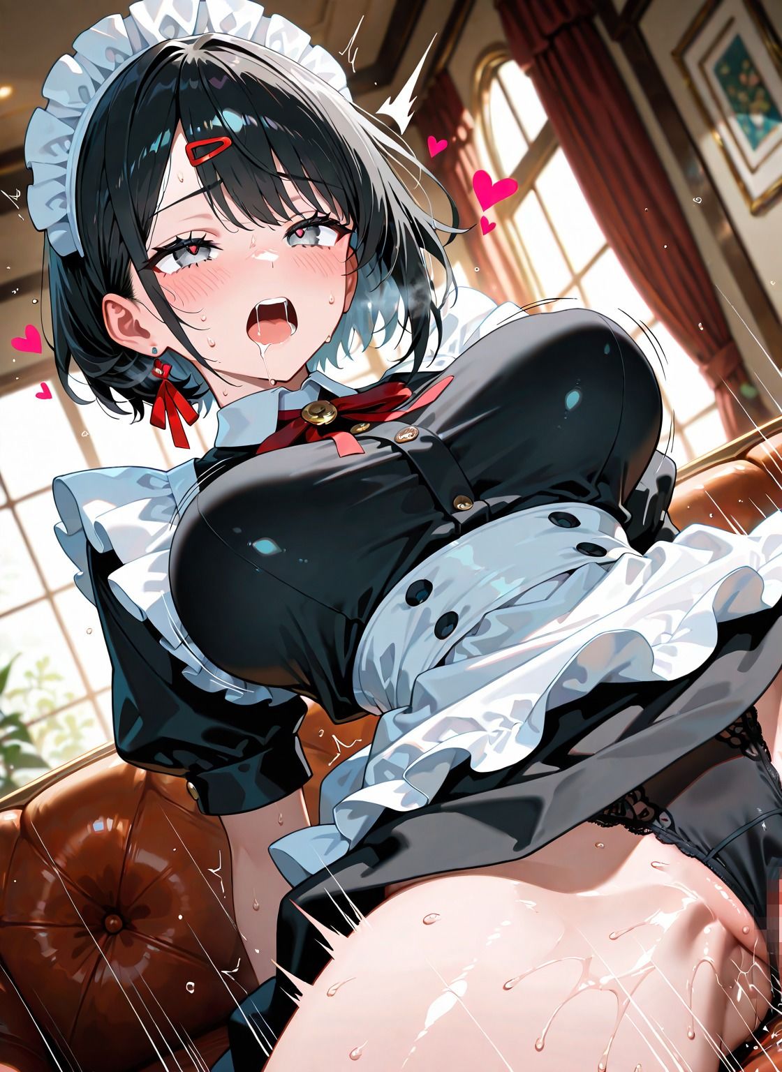 サンプル画像5:メイド達はご主人様の性処理係〜24時間365日、いつでもご奉仕します〜 Vol.2(へっぽこひよこ) [d_672079]