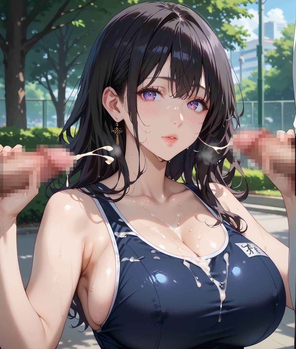 サンプル画像3:熟女モデルのスク水最高！7お姉さんのスク水で新しい扉が開いちゃう！210枚(わいだん.com) [d_672110]