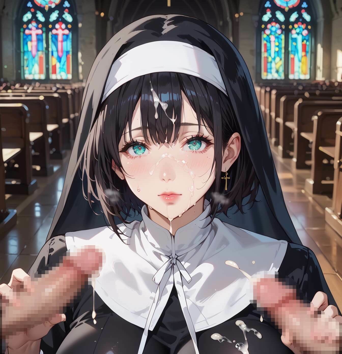 サンプル画像3:エロシスターは我慢できない！5神聖なのにエッチが我慢できない！210枚(ちっぱい.com) [d_672124]