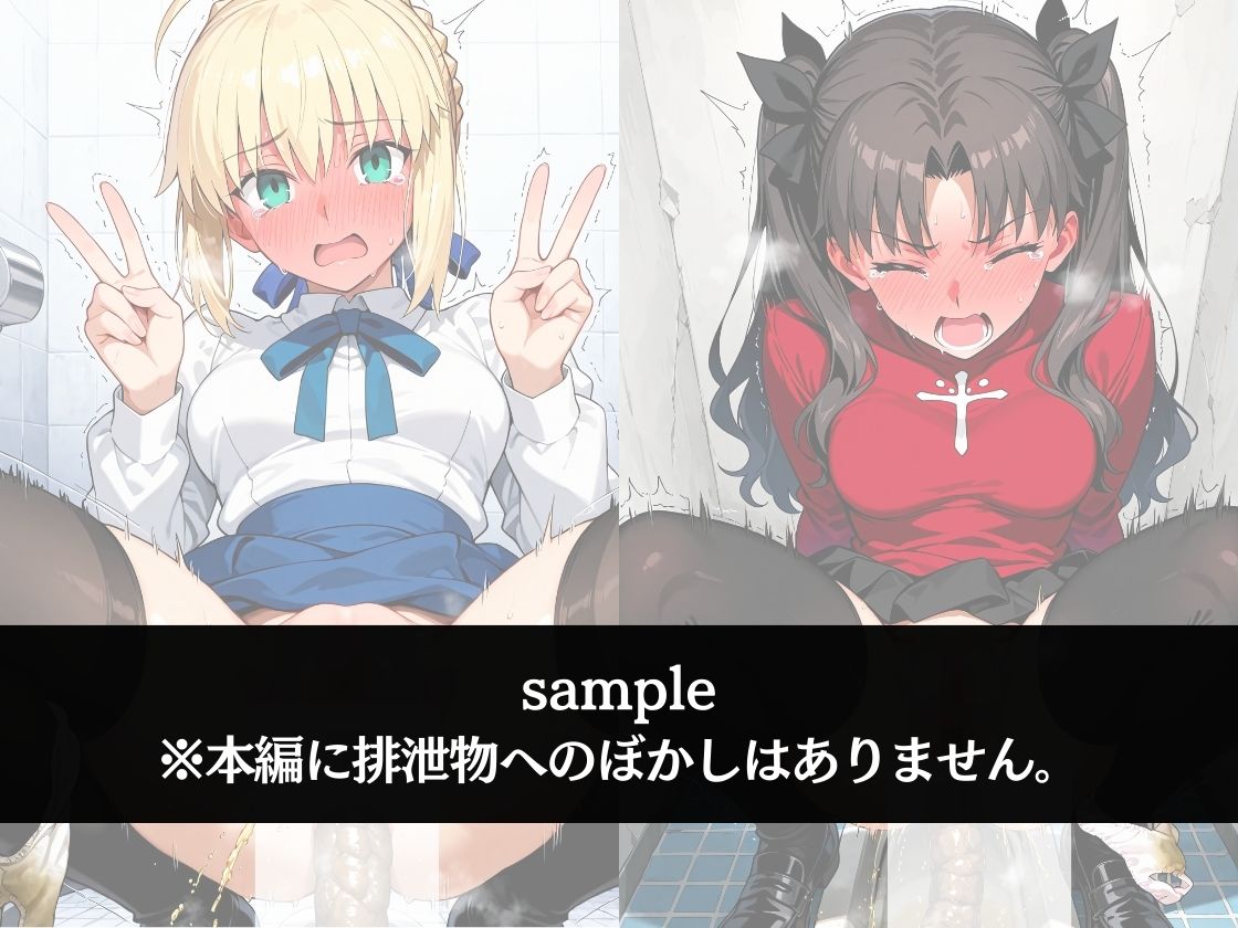 サンプル画像1:極太ウンコトイレ乱入〜絶対に見られたくない姿〜F〇te(極太黄金堂) [d_672174]