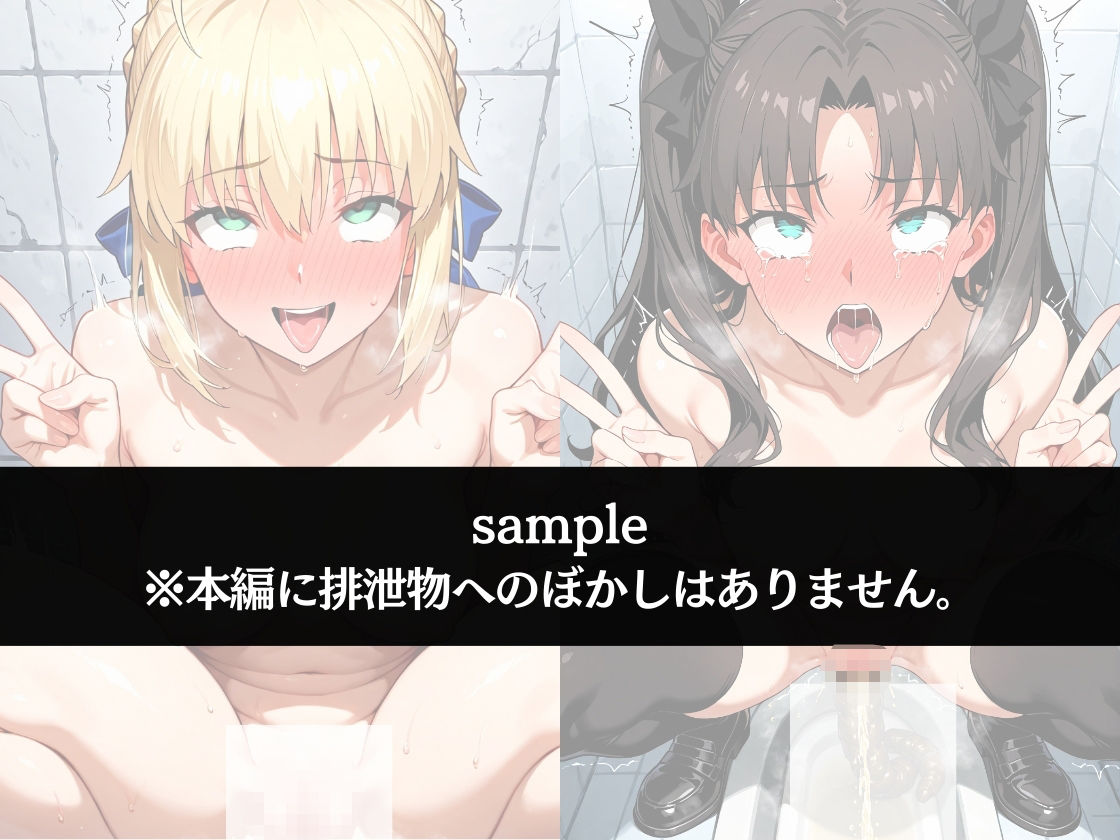 サンプル画像3:極太ウンコトイレ乱入〜絶対に見られたくない姿〜F〇te(極太黄金堂) [d_672174]