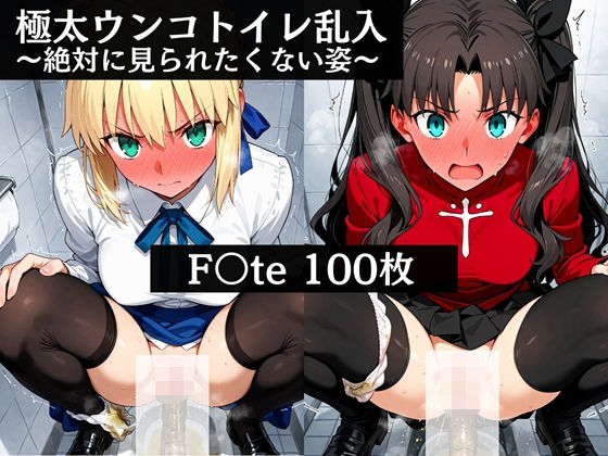 d_672174｜極太ウンコトイレ乱入〜絶対に見られたくない姿〜F〇te【極太黄金堂】