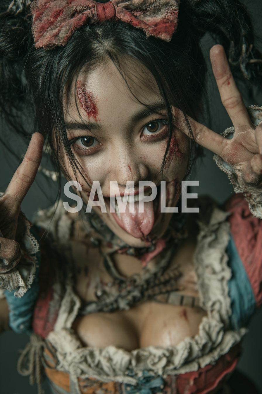 サンプル画像6:AI美女図鑑 2025ハロウィン編(愛だろAi) [d_672188]