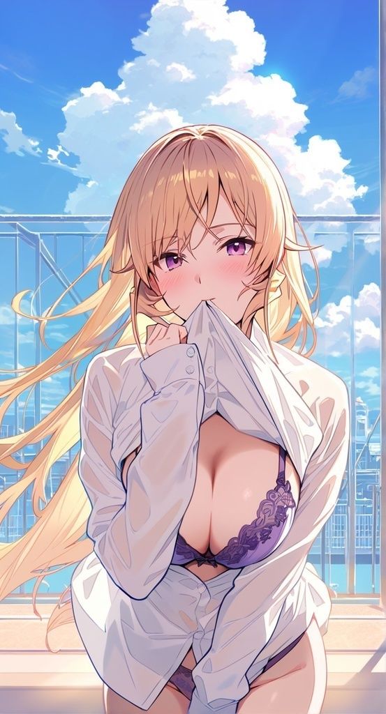 サンプル画像4:薙切えりなセクシーワイシャツ集(薙切えりな大好きクラブ) [d_672219]