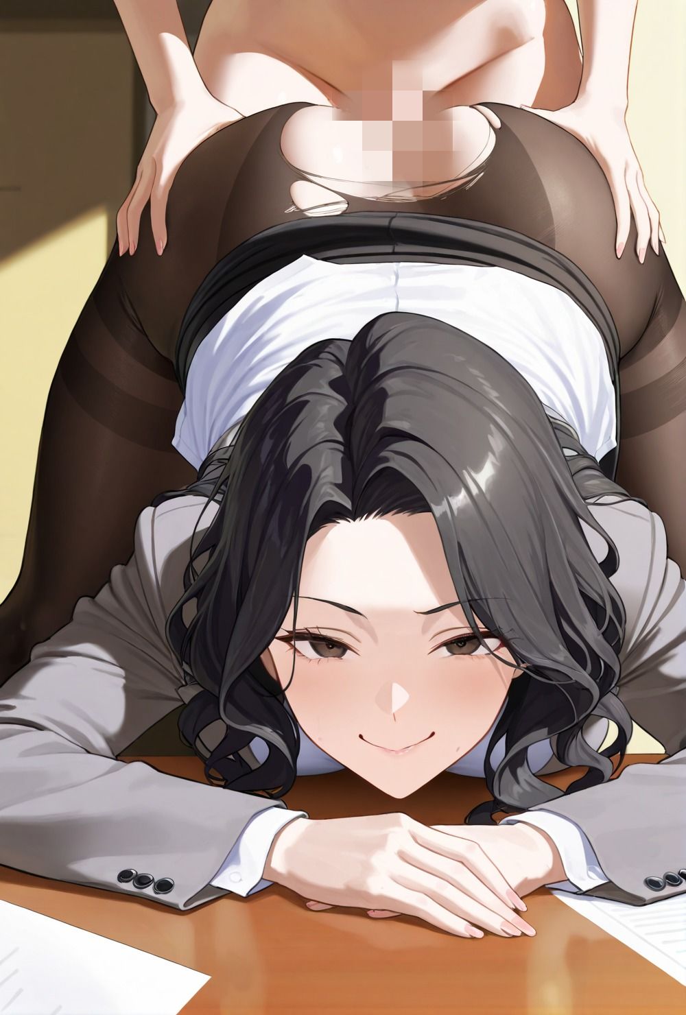 サンプル画像2:社内の厳しい女上司が超ドSエロ女だった話(ハッスル倶楽部) [d_672222]