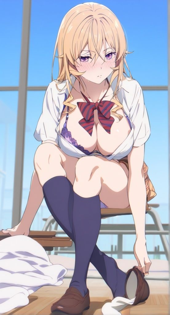 サンプル画像3:薙切えりな下着ニーソ集(薙切えりな大好きクラブ) [d_672294]