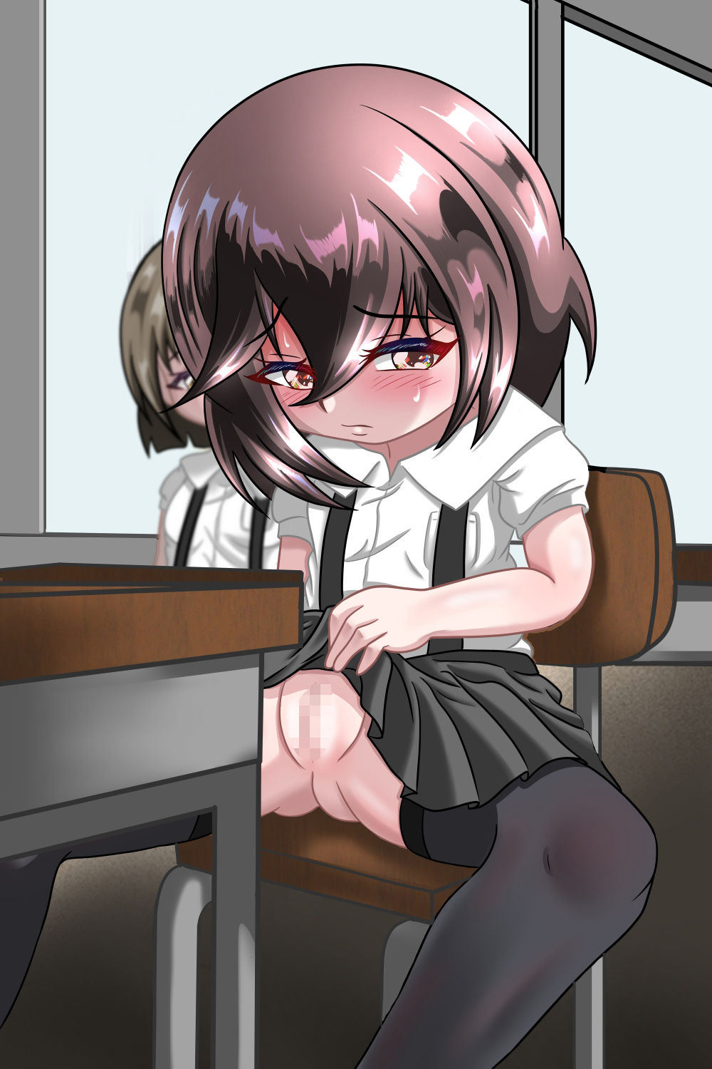 るいの露出日記イラスト集7  校内露出編_5