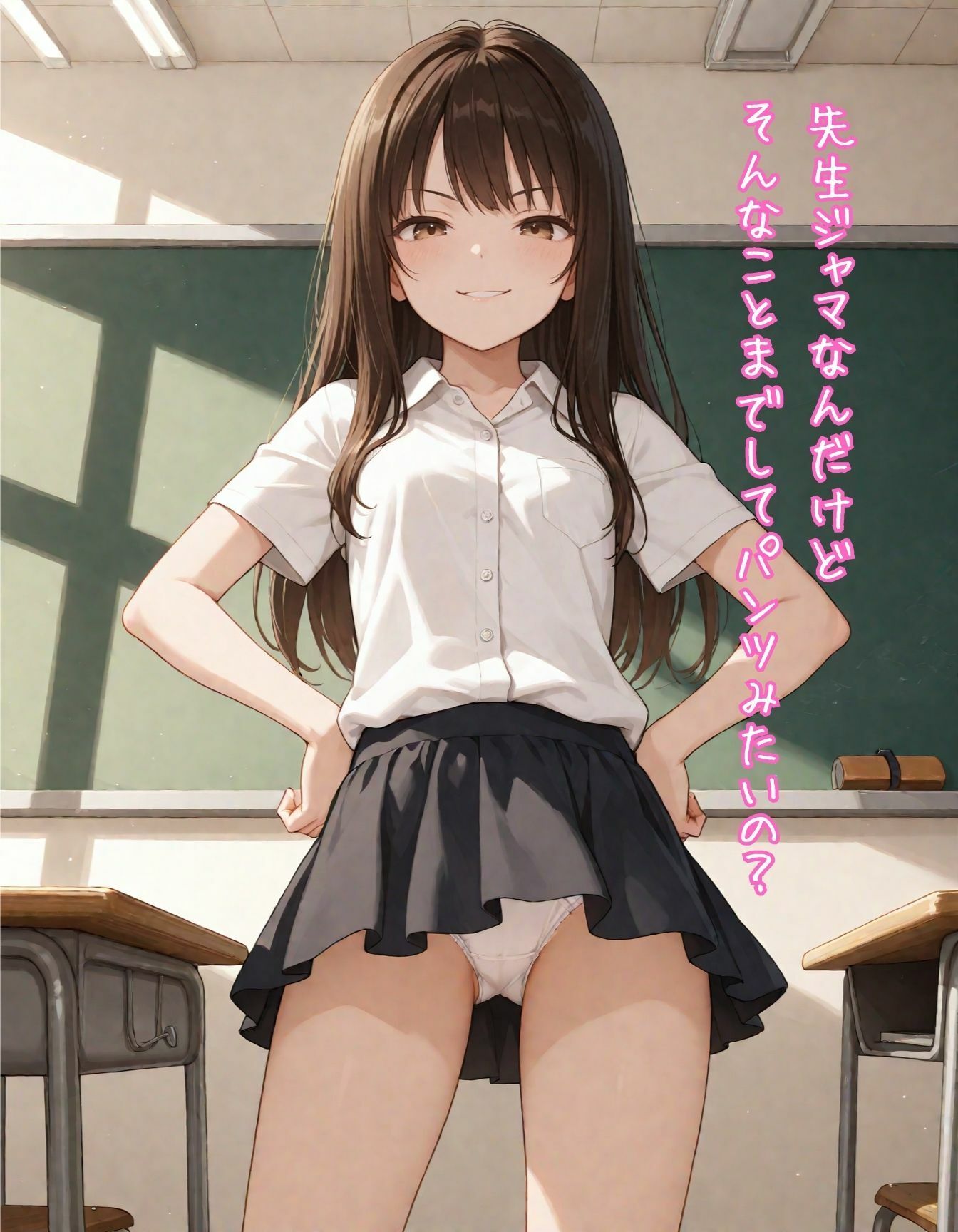 貧乳ちっぱいビッチ女子校生秘密の放課後 えいあいさーど エロ画像2