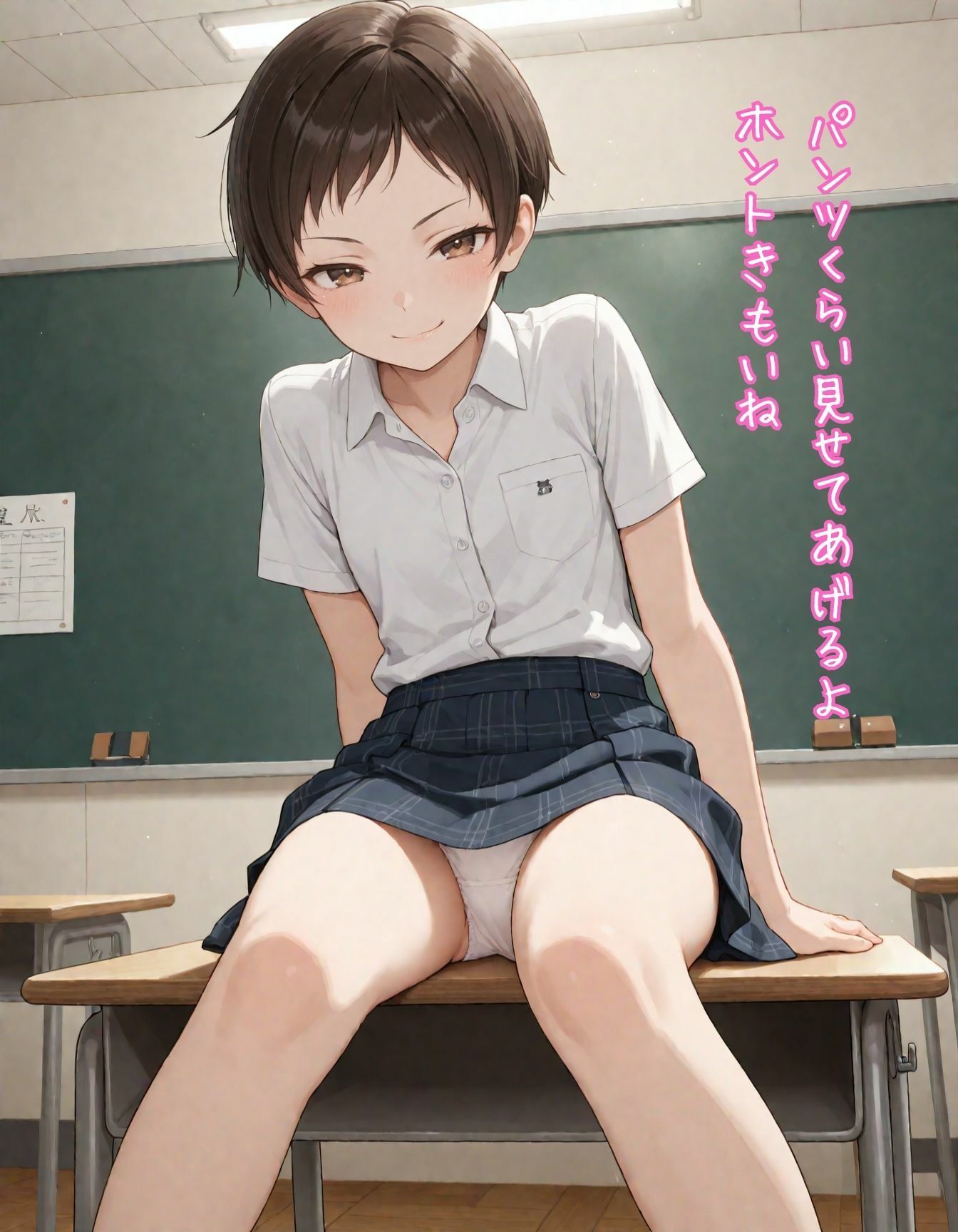 貧乳ちっぱいビッチ女子校生秘密の放課後 えいあいさーど エロ画像3