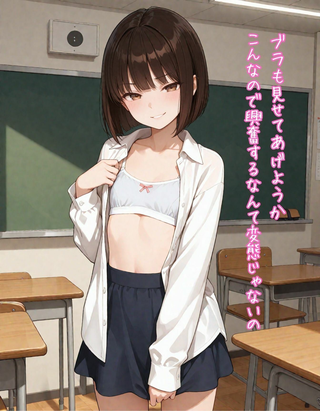 貧乳ちっぱいビッチ女子校生秘密の放課後 えいあいさーど エロ画像4