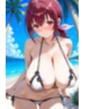育代さん〜みゆきママ〜がホントの世界では絶対着てくれない水着を着てくれるCG集