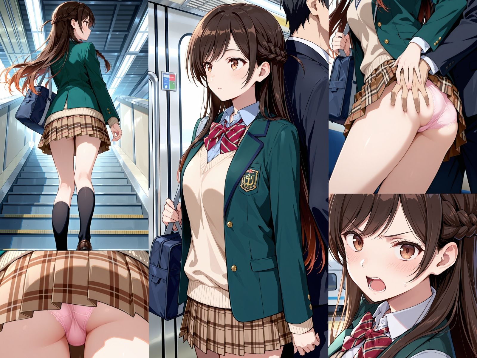 サンプル画像1:電車の中で襲われて・・・  水原(orooro222) [d_672562]