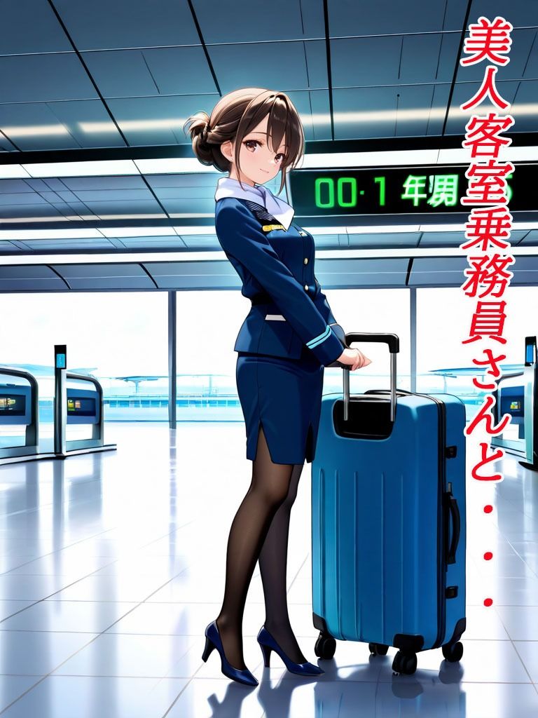 サンプル画像1:清楚なCAは性欲モンスター〜制服の奥に隠された本性〜(さーくるNoir Trail) [d_672587]