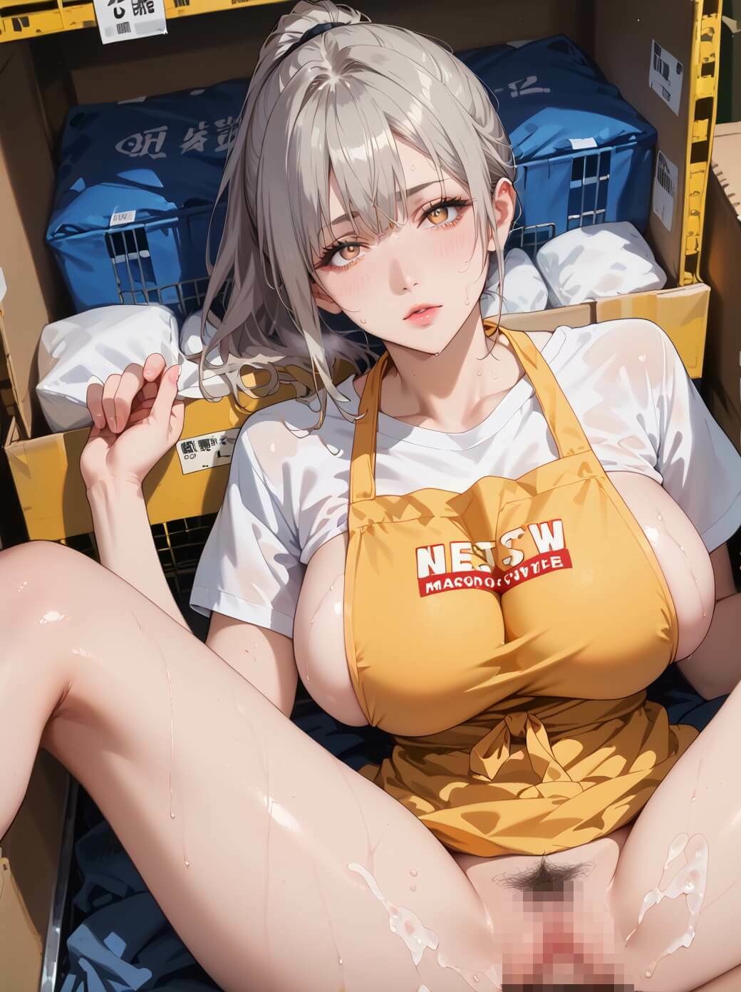 サンプル画像4:倉庫バイトは最高すぎた！地味な倉庫バイトは童貞には最高すぎた！200枚(ぷにぷに.com) [d_672598]