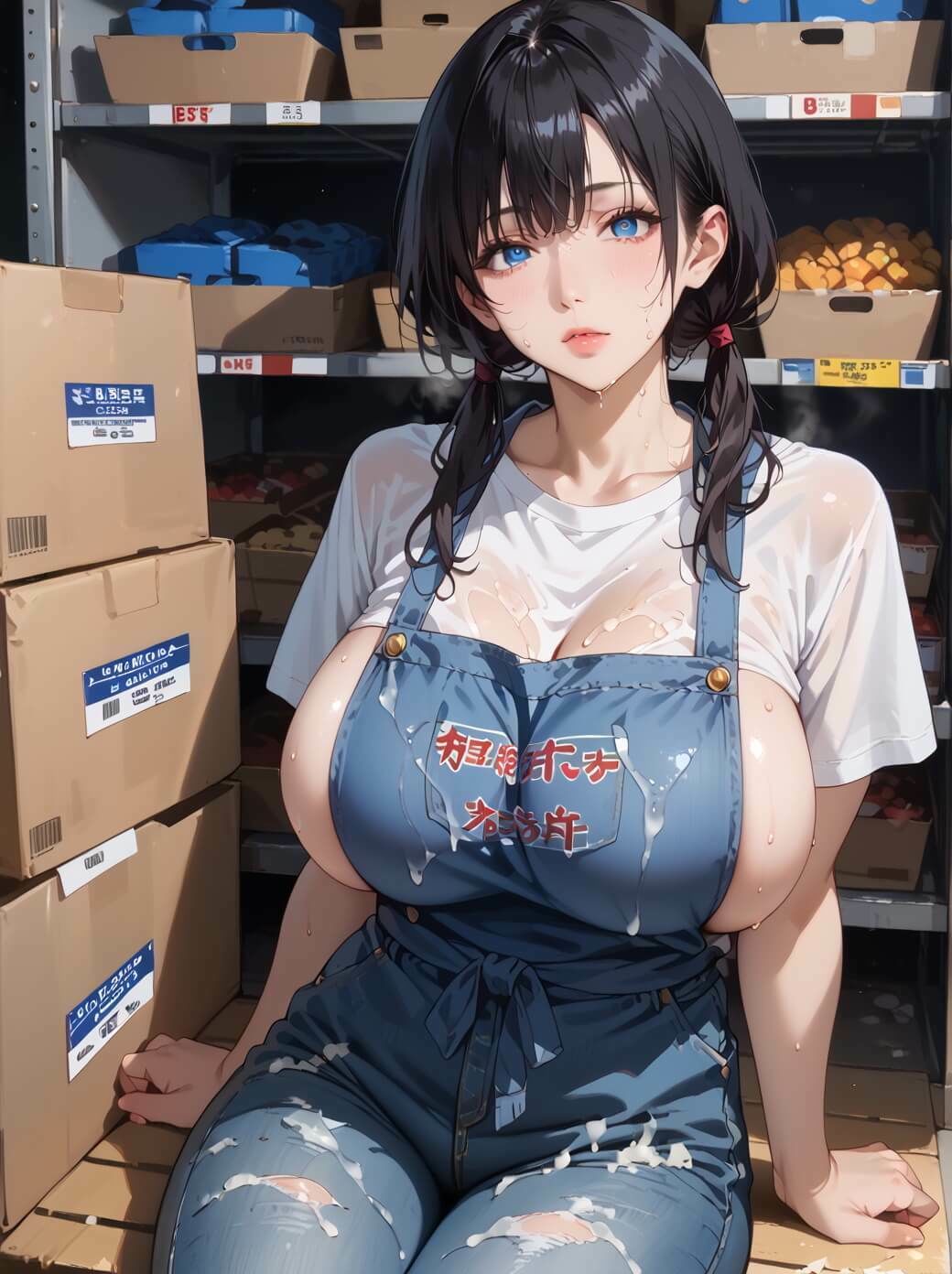 サンプル画像5:倉庫バイトは最高すぎた！地味な倉庫バイトは童貞には最高すぎた！200枚(ぷにぷに.com) [d_672598]