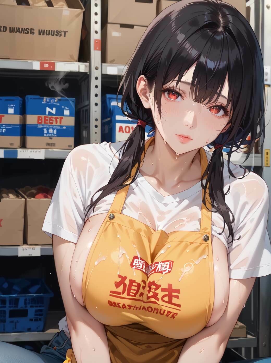 サンプル画像6:倉庫バイトは最高すぎた！地味な倉庫バイトは童貞には最高すぎた！200枚(ぷにぷに.com) [d_672598]