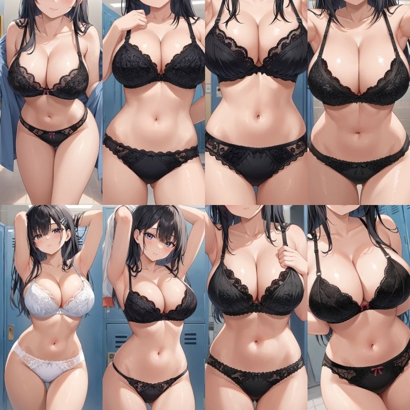 サンプル画像2:【女子更衣室盗撮】巨乳J〇レース下着 Vol.4【250枚】(女子高生) [d_672653]