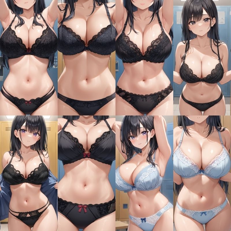 サンプル画像4:【女子更衣室盗撮】巨乳J〇レース下着 Vol.4【250枚】(女子高生) [d_672653]