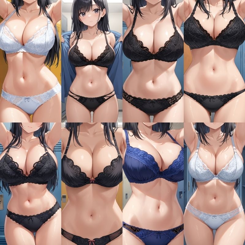 サンプル画像6:【女子更衣室盗撮】巨乳J〇レース下着 Vol.4【250枚】(女子高生) [d_672653]