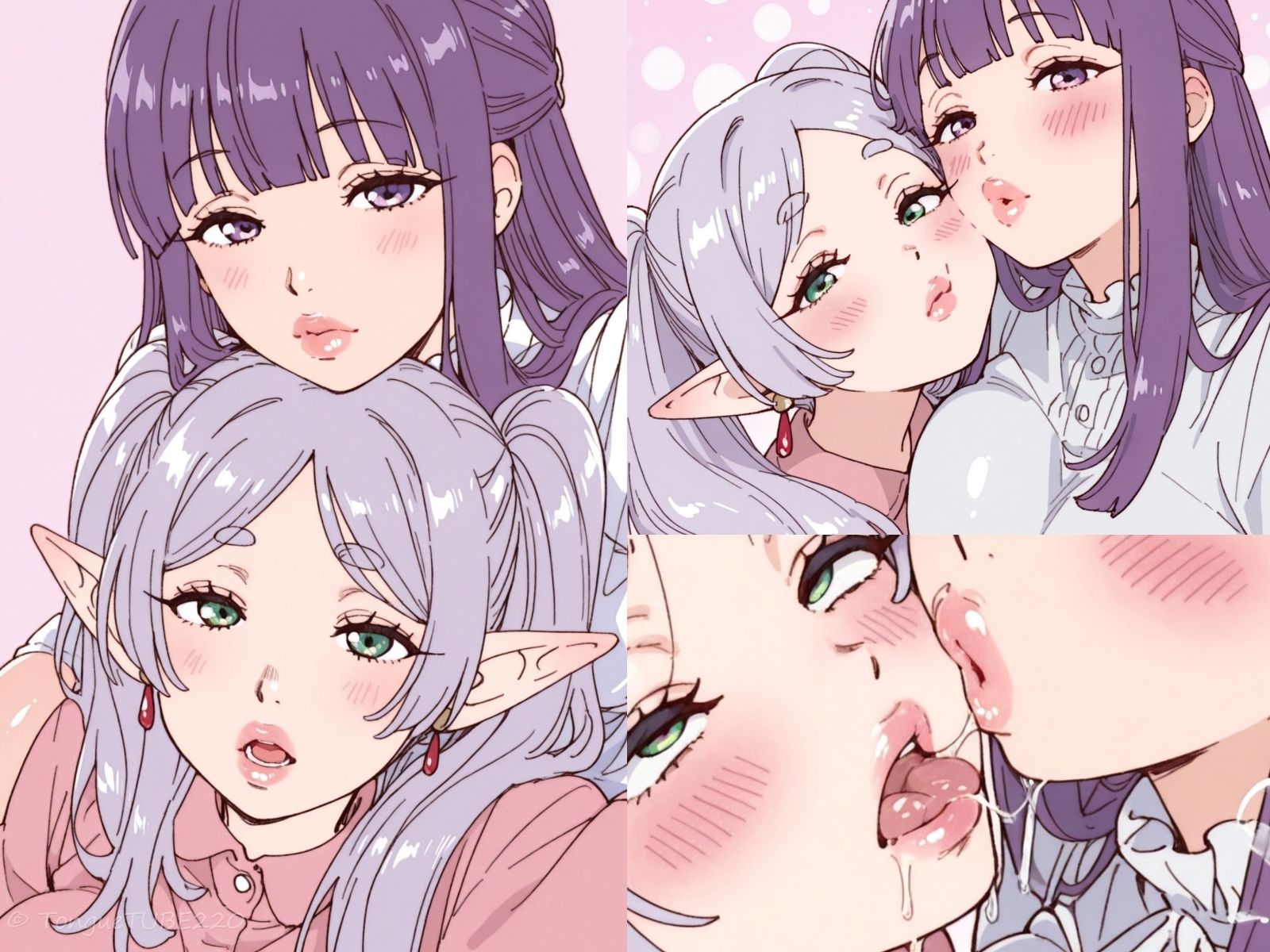 サンプル画像1:フ〇ーレン×フ〇ルンとベロチューしよ(べろちゅ〜部) [d_672678]