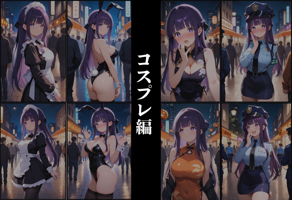 サンプル画像2:『フェルン 清楚な魔法使い、コスプレ快楽堕ち』(濡夢幻想) [d_672765]